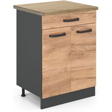 Vicco Mueble bajo de cocina R-Line - Roble dorado - 80cm