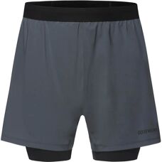Shorts GOREWEAR Concurve 5 2in1 gris foncé - S