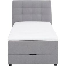 Lüttenhütten Mieke Boxspringbett - Hellgrau - Boxspringbett
