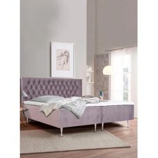 Places of Style Exklusive Lila Boxspringbett - Bett