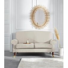 Guido Maria Kretschmer 2-Sitzer Beiges Samtsofa - Sofa