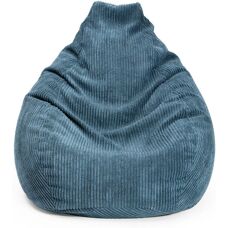 Lumaland GIANT Cord Navy Indoor Oval - Sitzsack
