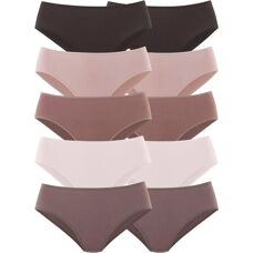 Petite Fleur Baumwoll-Slips im 10er-Pack