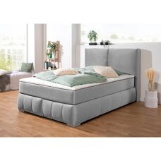 Guido Maria Kretschmer Wehma Silber Boxspringbett - Liegefläche 140x220cm