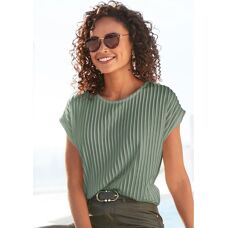 LASCANA Modell 40/42 - Casual T-Shirt - khaki