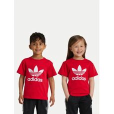 adidas Dziecięca Koszulka Trefoil Czerwona
