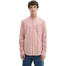 Tom Tailor Denim Rotes Gemustertes Herren Hemd - Hemd