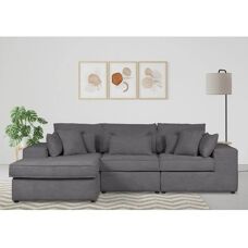 Raum.ID Florid L-Form Sofa - Modular, Grau, 3 Module