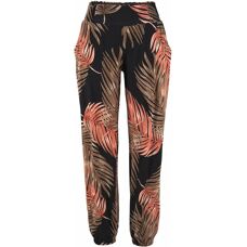 LASCANA Modell Gr. 40 - Palmblätterdruck Casual Hose