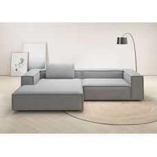 Places of Style Watertown Hellgraues Sofa - Sofas