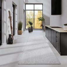 Elle Decoration Chappe - Cremewit Hoogpolig Tapijt