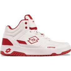 LOTTO - Retro Mid-Cut - Blanco-Rojo - Sintético - Zapatilla