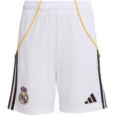 Adidas Kids Real Madrid 2025-26 White Shorts - Supportive Football Wear