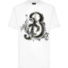 Billionaire 3XL Wit Barok Grafisch T-Shirt