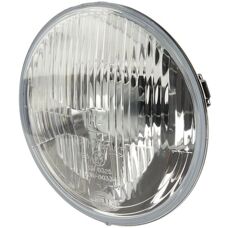 Hella Headlight Insert - Chrome / Black - H4 T4W - RHD/LHD