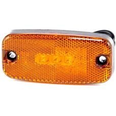 Hella Model 357 008-001 Side Marker Light - LED, Black, Road Legal