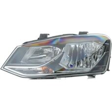 Hella VW Polo Levý reflektor s motorem - Halogen, H7, ECE