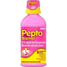 Pepto Bismol Bismuth Subsalicylate Liquid - Digestive Relief