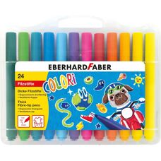 Eberhard Faber 24 Farbige Filzstifte - Malstifte