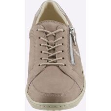 WALDLÄUFER Beige Nubukleder Damen 5.5 - Schnürschuh