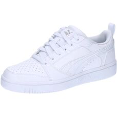 PUMA Rebound V6 Lo Baskets Blanc Gris Clair - Baskets