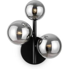 Maytoni Dallas Modern 3 Light Wall Lamp - Black - G9