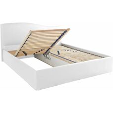 WESTFALIA SCHLAFKOMFORT Bett - Weiß - Belüfteter Bettkasten