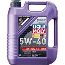 Liqui Moly Synthoil High Tech 5W-40 Moottoriöljy - Auton öljy