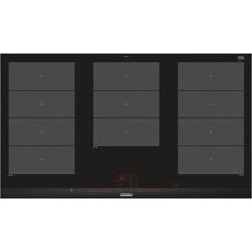 Siemens EX975LXC1E - Noir, Acier inoxydable - Plaque de cuisson à induction