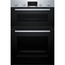 Bosch MBA533BS3B - Black, Stainless steel - double oven