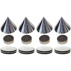 Dynavox 204605 Speaker Spikes - Chroom - 4 stuks