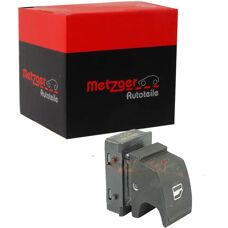 Metzger Elektrische Ruiterschakelaar - zwart/wit - groene verlichting