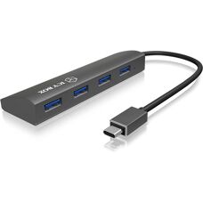ICY BOX IB-AC6405-C Hub USB 3.2 Gen 1 Tipo-C 4 Porte