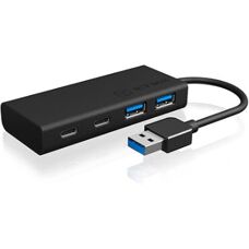 RaidSonic ICY BOX 4-portars USB-hubb - Svart