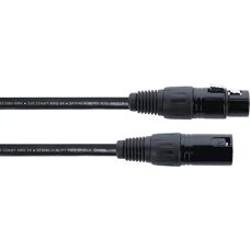 Cordial ED 2 FM XLR Kabel - 2m, Svart - Mikrofonkabel