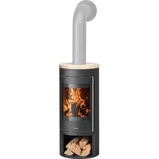 JUSTUS Mino 2.0 Kaminofen - Sandstein, Schwarz - A++ G - 5,5 kW
