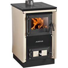 JUSTUS Rustico-50 2.0 - Zeitbrand, Stahl, Vermiculite - Kaminofen