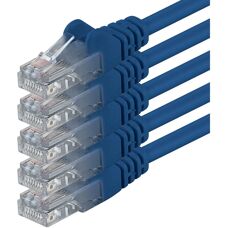 1aTTack - 1.0m Cat6 RJ-45 M/M - Bleu - Câble réseau