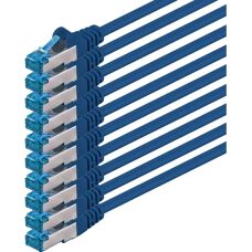 1ATTACK 4250344832348 Blå Nätverkskabel - Cat6a SF/UTP