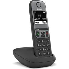 Gigaset AS690 - Telefono analogico/DECT con ID chiamante e nero