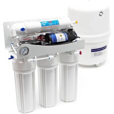 Sistema de ósmosis inversa de 5 etapas - Pureza del agua