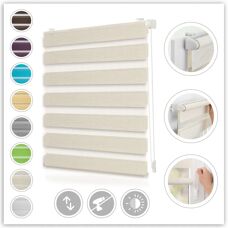 Lichtblick Duo Rollo - Beige - 150cm x 45cm - Duo Rollo