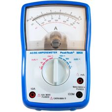 PEAKTECH P 3203 Analoge Ampèremeter - CAT III 600V, 10A