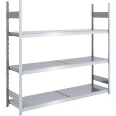 hofe Grundregal aus Stahl - Verstellbar, 2000mm hoch