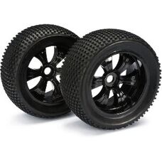Absima 2520013 Schwarze 6-Speichen Truggy Räder - RC-Teil