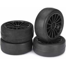 Absima 2510001 Ruote Nere 1/10 Onroad - Accessori Auto RC
