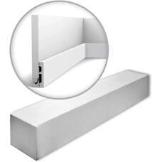 Orac Decor Weiß 78m Sockelleisten SX157 - Wand & Boden