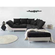 COLLECTION AB Innsbruck L-Form Microfaser Sofaset