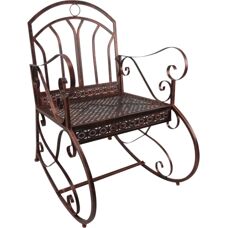 Outsunny vintage huśtawka - Metal, 150kg, Elegancki design