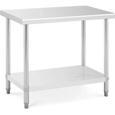 Royal Catering Stół ze Stali Nierdzewnej - 100x60cm - 90kg RCAT-100/60-NW